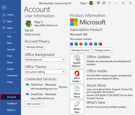 microsoft word account|Iba pa.